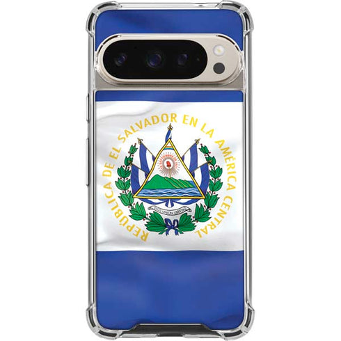 El Salvador Flag Pixel 9/9 Pro Clear Case